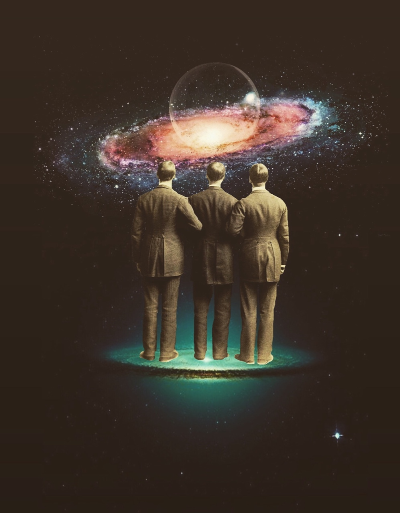 Illustration for article titled These Surreal Science Fiction Collages Are a Wonderful Glimpse into Insanity